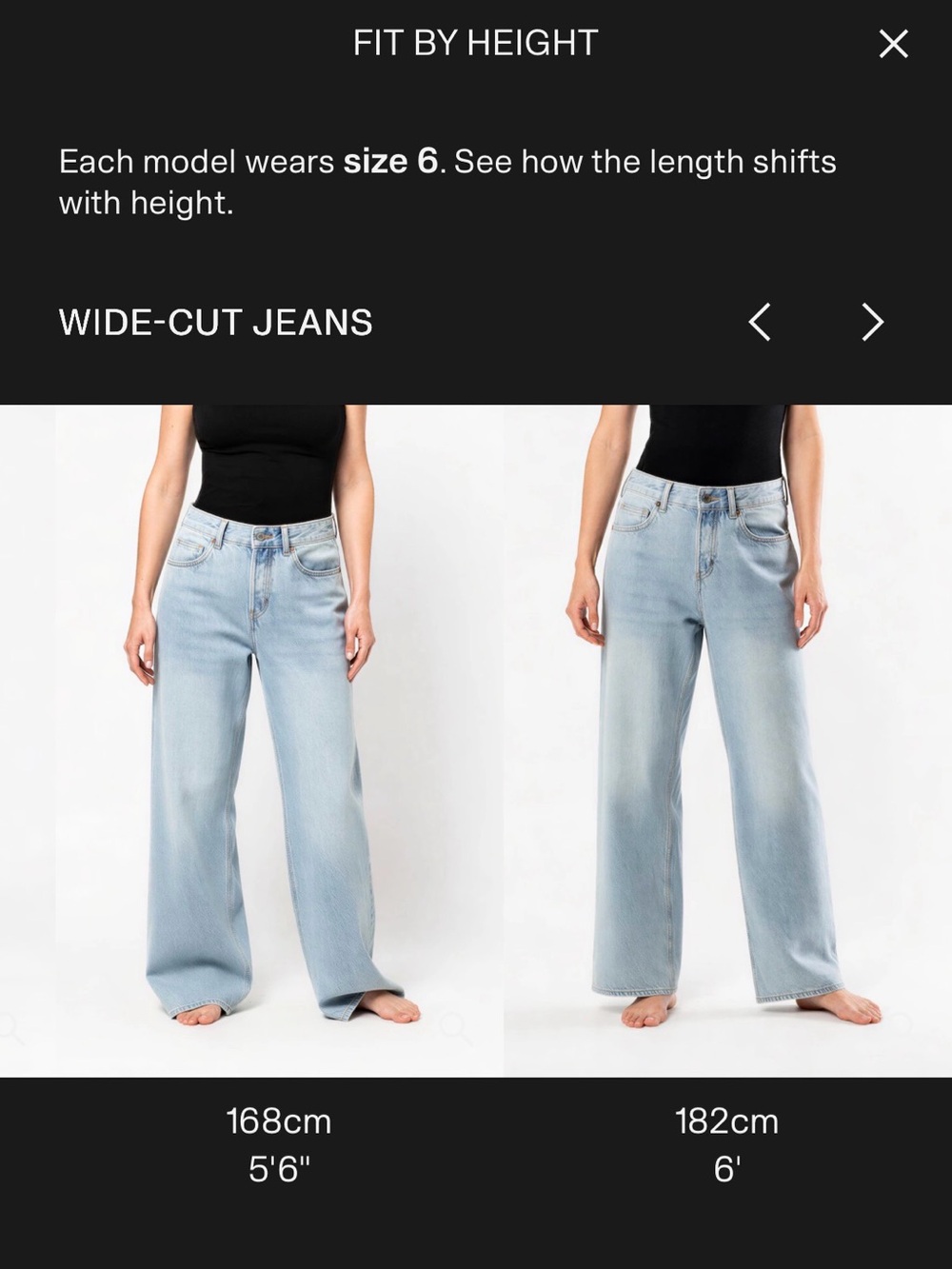 H&M Wide-Cut jeans regular rise - Picture 8 of 9